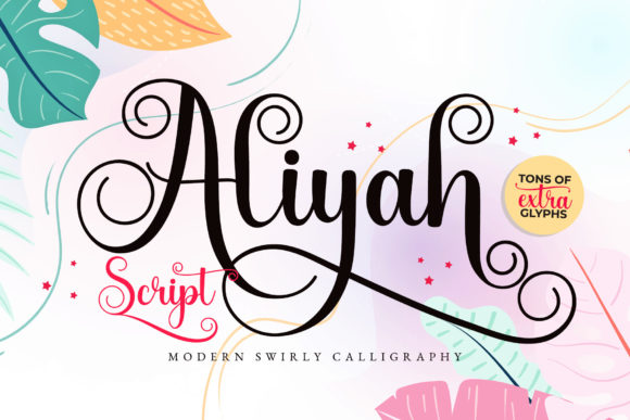 Aliyah Script: A Graceful Font for Modern Designers