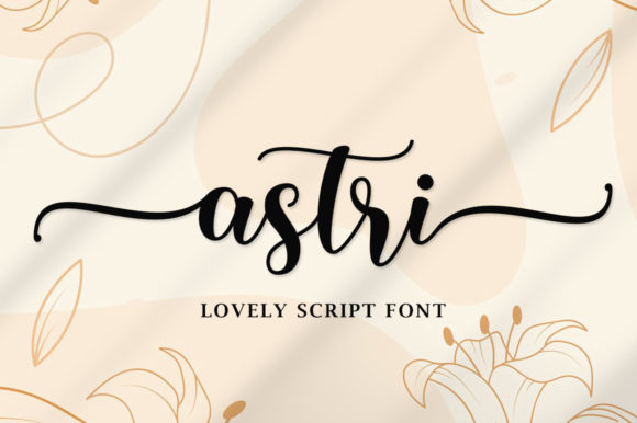 Astri Script: The Handwritten Font That Elevates Any Design