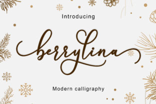 Berrylina Script: Dynamic Swashes for Modern Design