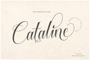 Cataline Script: A Modern Calligraphy Font for Creative Projects