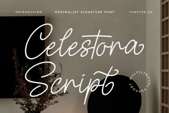 Celestora Script: A Font for Moments That Matter