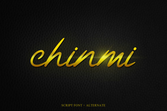 Chinmi Script: A Rare Taste in Modern Typography