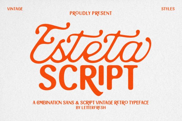 Esteta Script Duo: Your New Secret Weapon for Vintage-Modern Branding