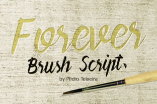 Forever Brush Script: A Handwritten Font with Real Character