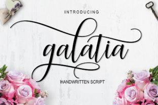 Galatia Script: The Art of Handwritten Elegance in Design