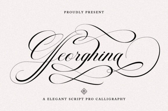Georghina Script Pro: A Calligraphy Font with Rustic Elegance