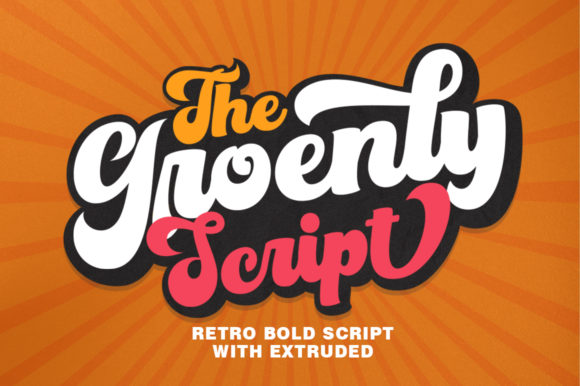 Groenly Script: Retro Groove Meets Modern Calligraphy
