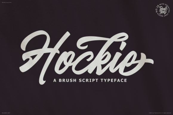 Hockie Script: A Vintage Handwritten Font with Bold Character