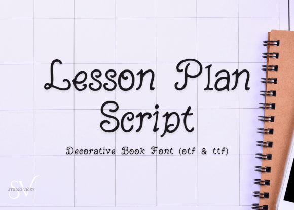 Lesson Plan Script: The Handwritten Font for Creative Educators