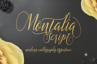 Montalia Script: A Modern Calligraphy Font for Authentic Designs