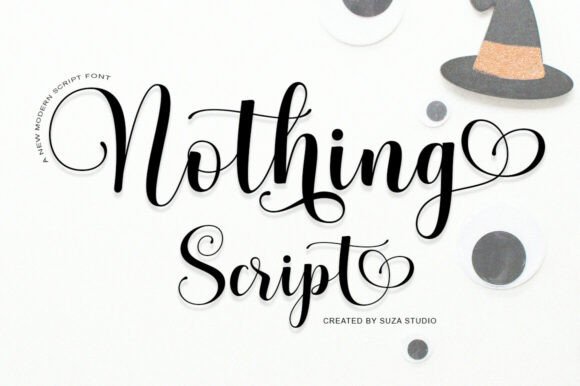 Nothing Script: A Sweet Calligraphy Font for Modern Branding