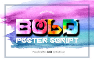 Poster Script: The Bold & Elegant Script Font for Modern Designers