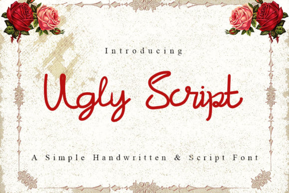 Ugly Script: Crafting Elegance with This Handwritten Font